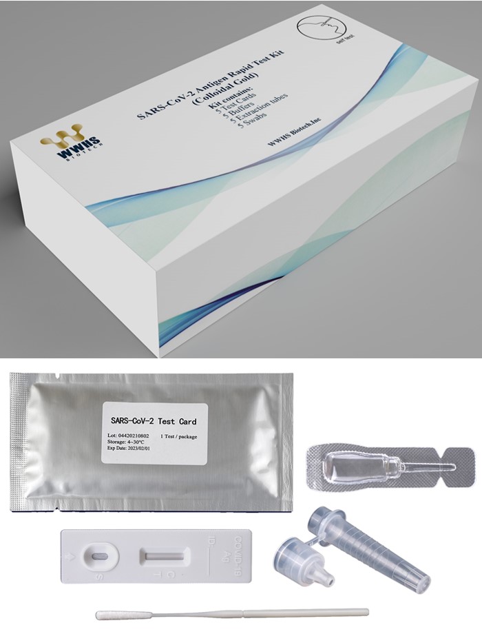 SARS-CoV-2 Antigen Rapid Test Kit (Colloidal Gold) -Nasal(Anterior)Swab